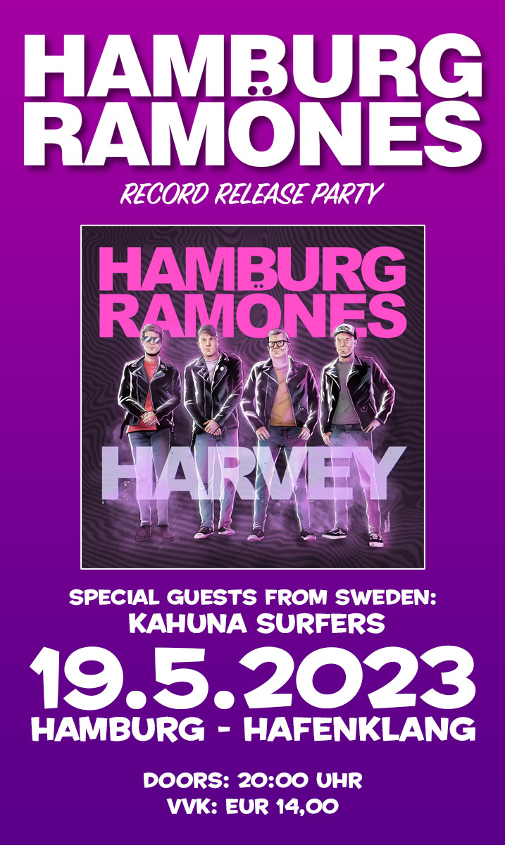 Hamburg Ramones Harvey im Hafenklang Hamburg am 19.05.2023