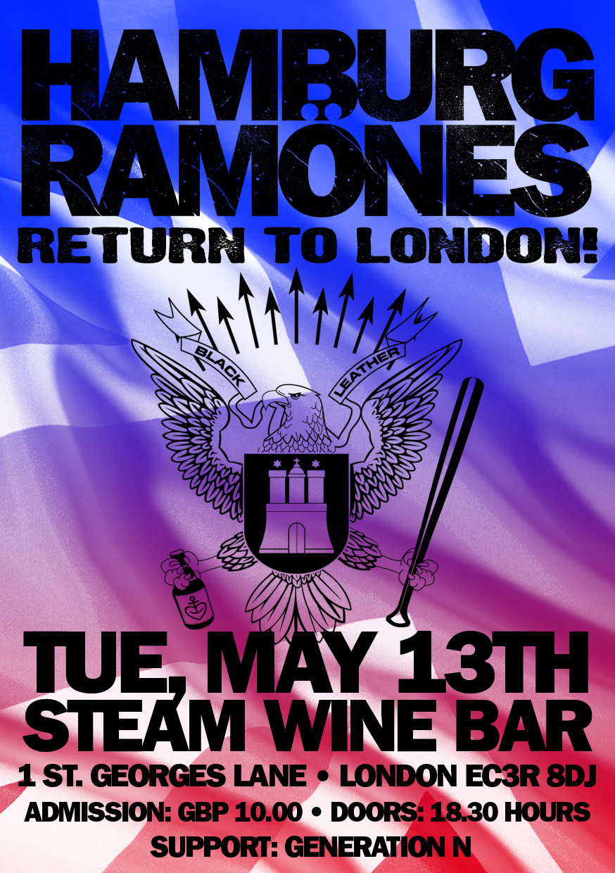 Hamburg Ramönes Return to London 13.05.2014