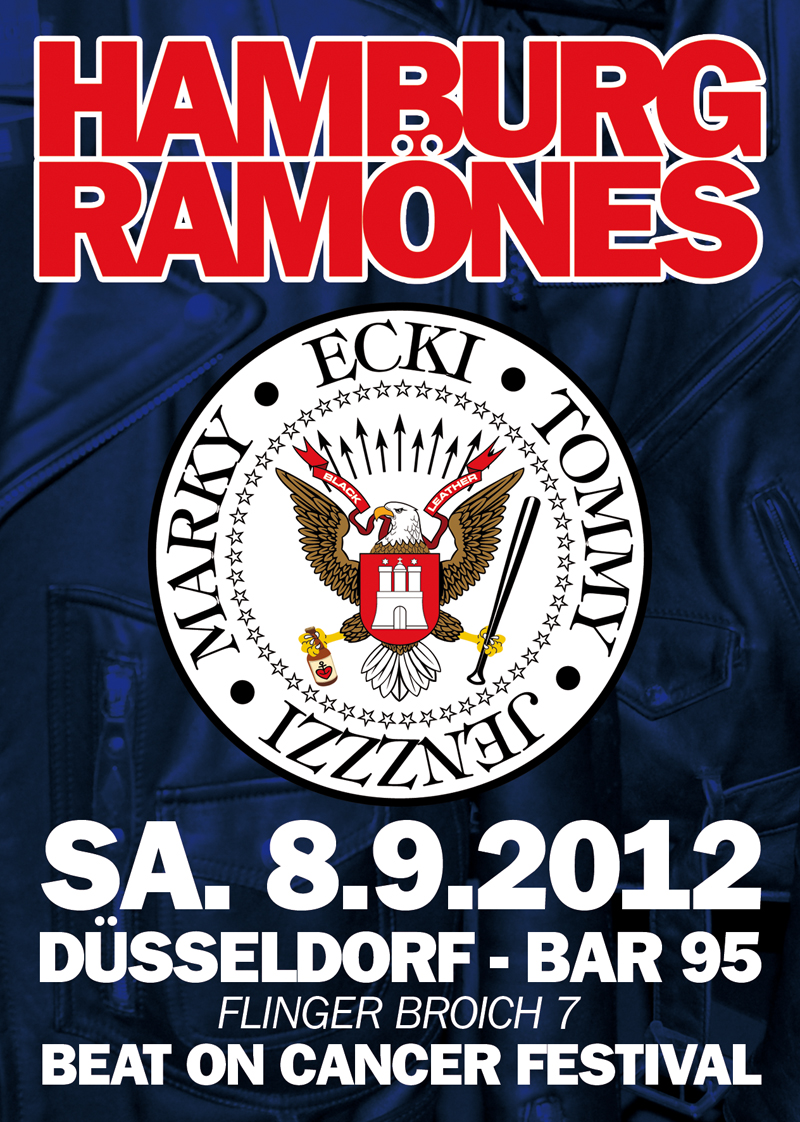 Hamburg Ramönes 8.9.2012 Düsseldorf Beat on Cancer Festival